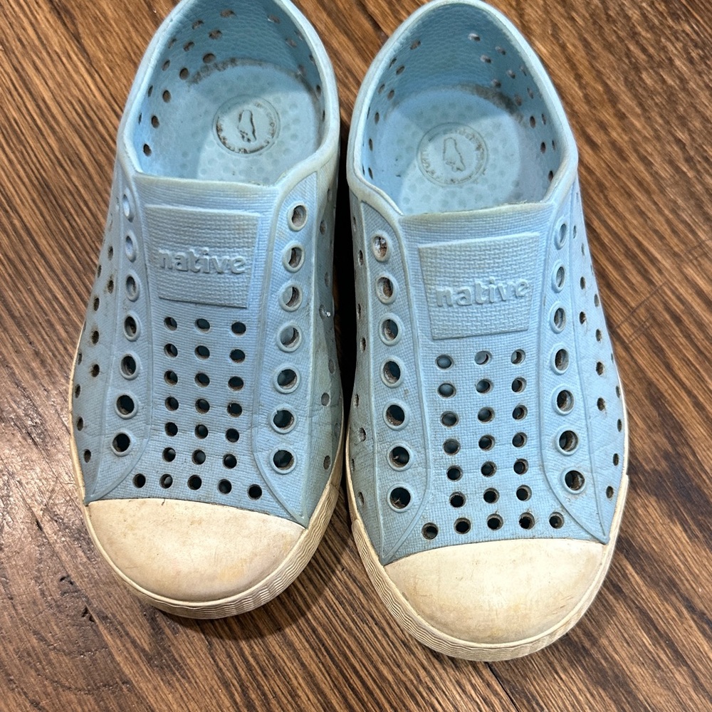 Native Kids Jefferson Shoes - Sky Blue size C8